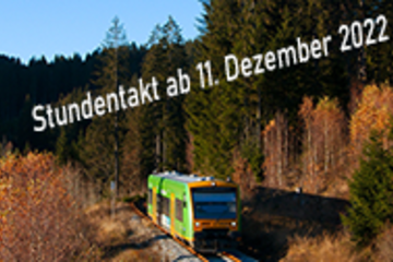 Stundentakt Waldbahn